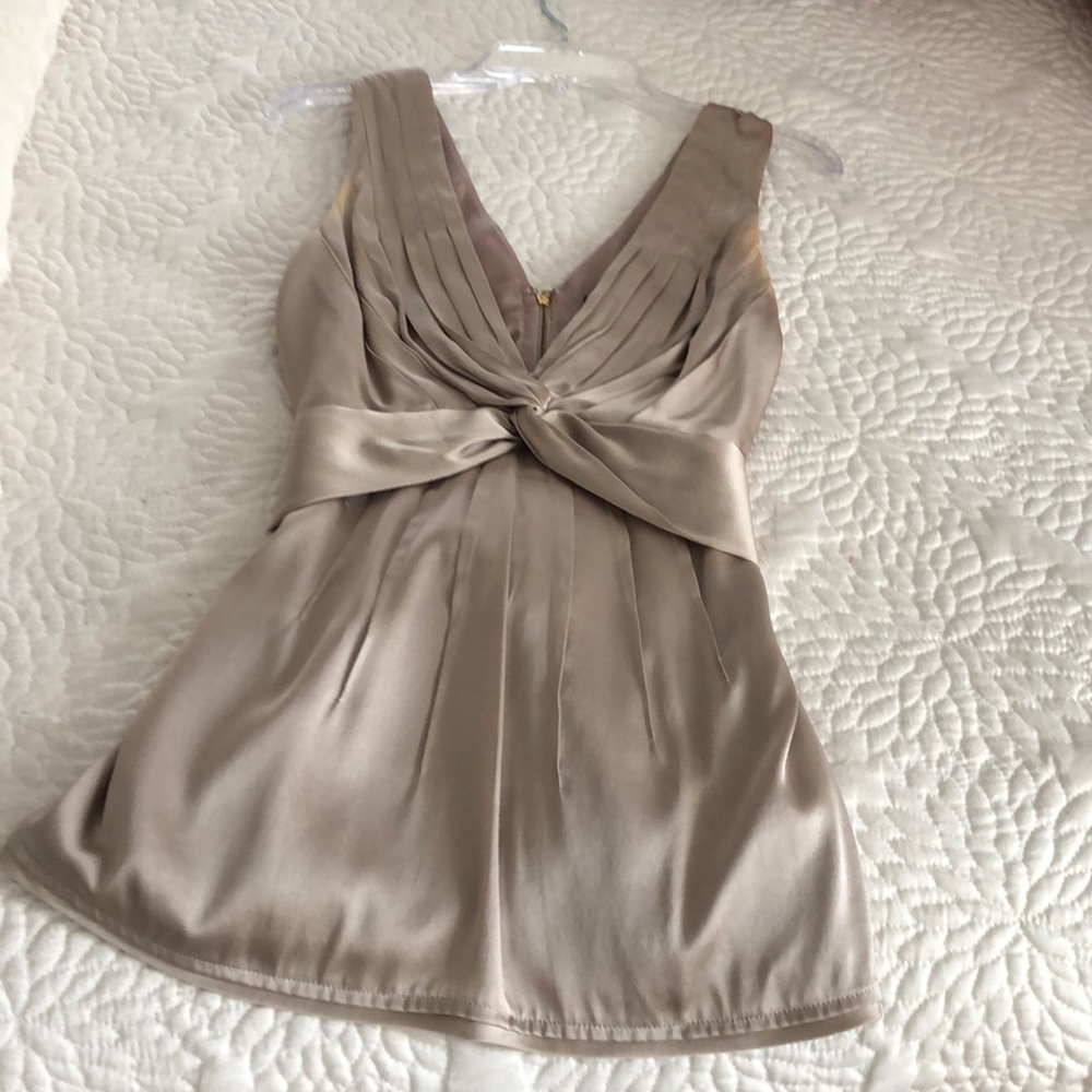 Gorgeous satin dress top